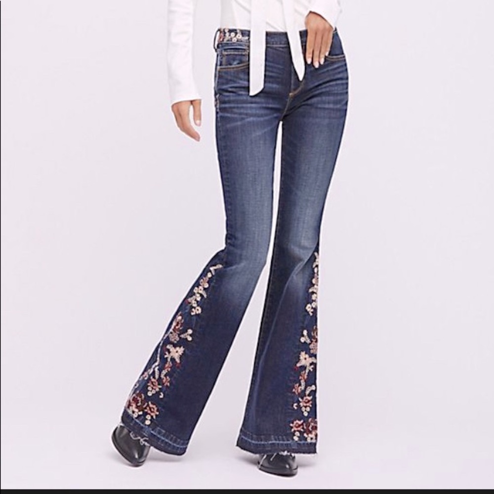 ✨HOST PICK✨NWOT Free People x Driftwood Farrah jeans (26)